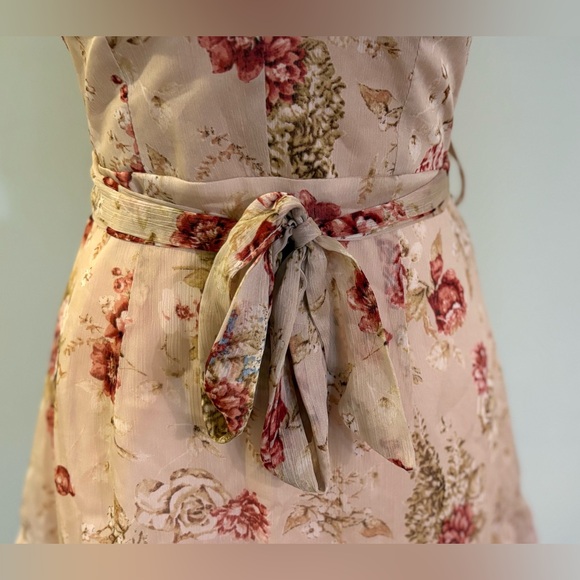 NWT Hello Molly, ‘Make Memories’ Floral Long Sleeve Boho Minidress, Size S - Picture 6 of 13